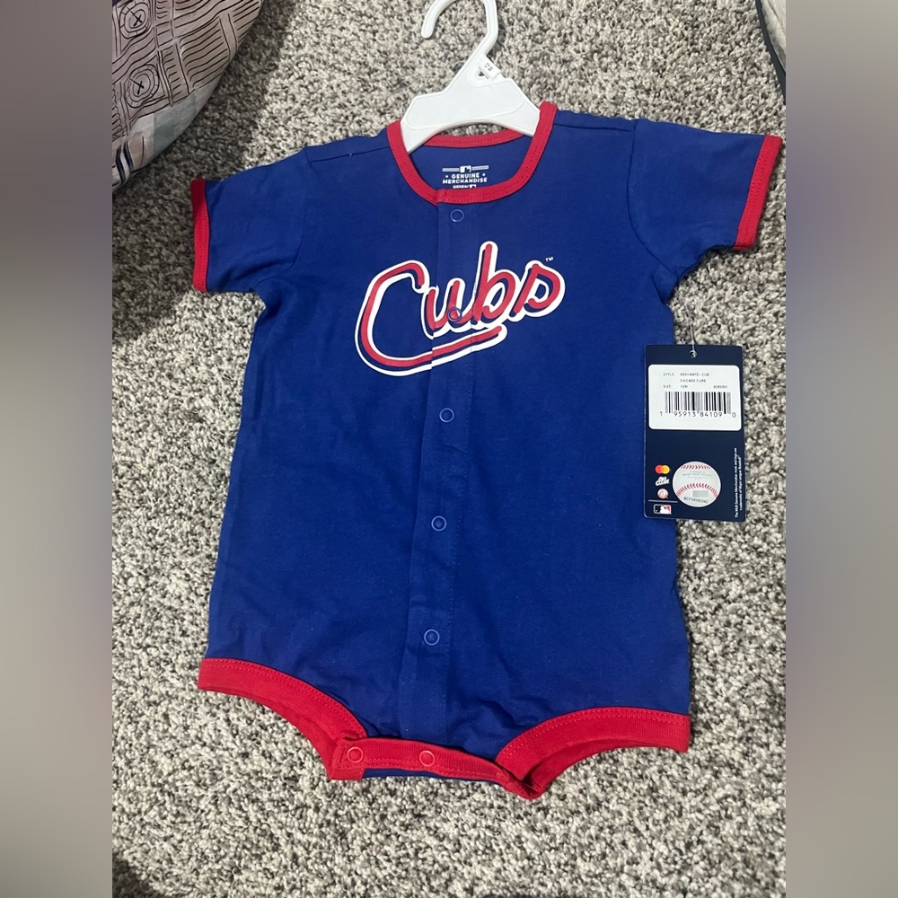 Chicago cubs MLB infant onesie
